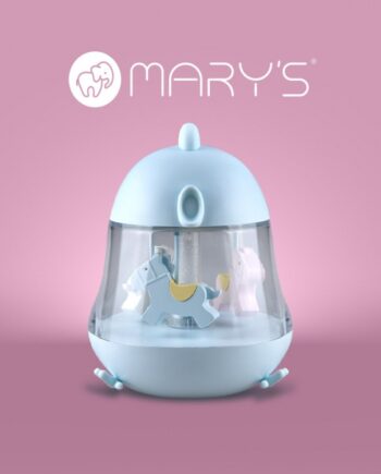 Pozytywka lampka nocna LED RGB niebieska