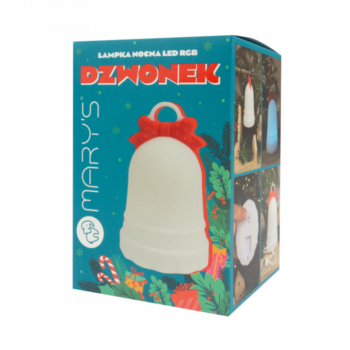 Lampka nocna LED Dzwonek RGB