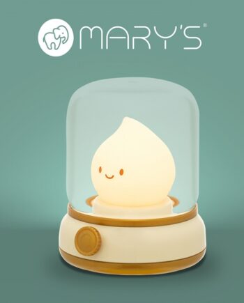 Lampka nocna LED Płomyczek żółty