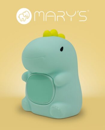 Lampka nocna LED RGB Dino z budzikiem