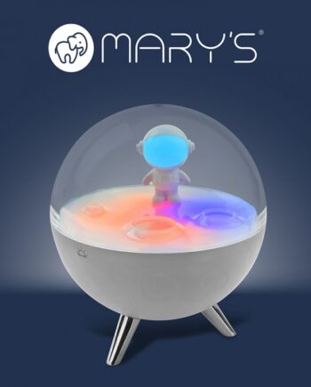 Lampka nocna LED RGB Księżyc biały