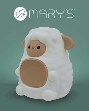 Lampka nocna LED RGB z budzikiem Owieczka