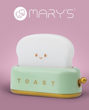 Lampka nocna LED Toster zielony