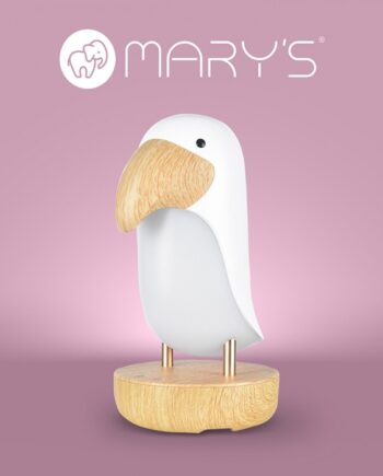 Głośnik z lampką LED Tukan biały